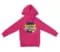Babyma Belieuv Me Unisex Youth Hoodie in Heliconia Color